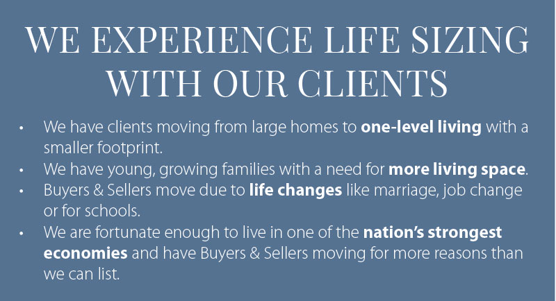 Life Sizing with Our Clients