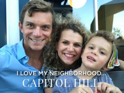A couple with their son - Capitol Hill