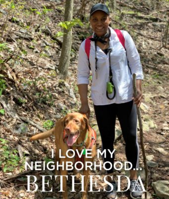 A hiker with a Dog - Bethesda