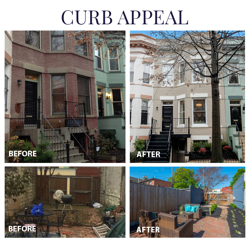 Curb Appeal - Before and After